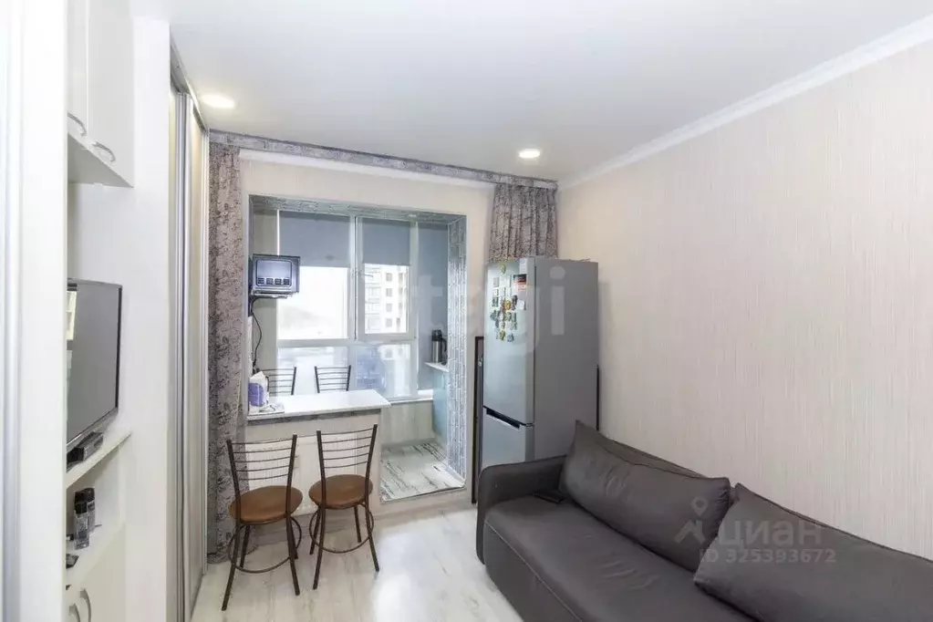 Студия Тюменская область, Тюмень ул. Новоселов, 115 (15.8 м) - Фото 1