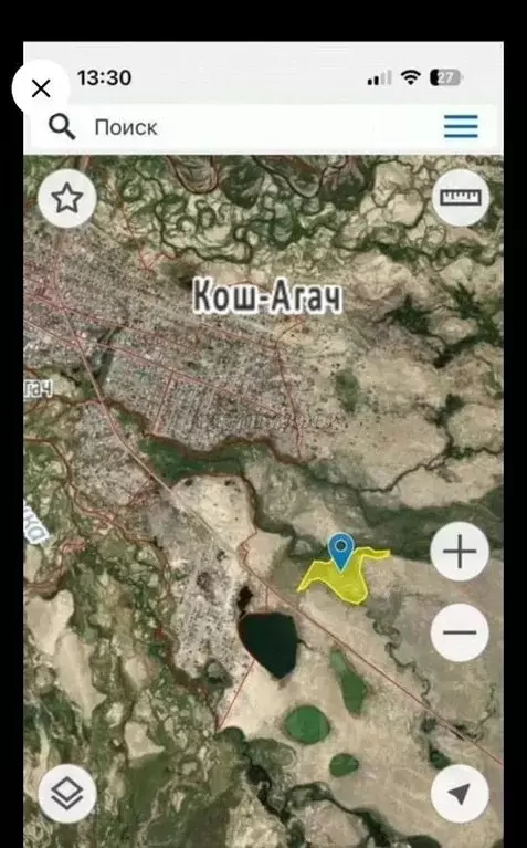 Участок в Алтай, с. Кош-Агач пл. Ленина (10.0 сот.) - Фото 1