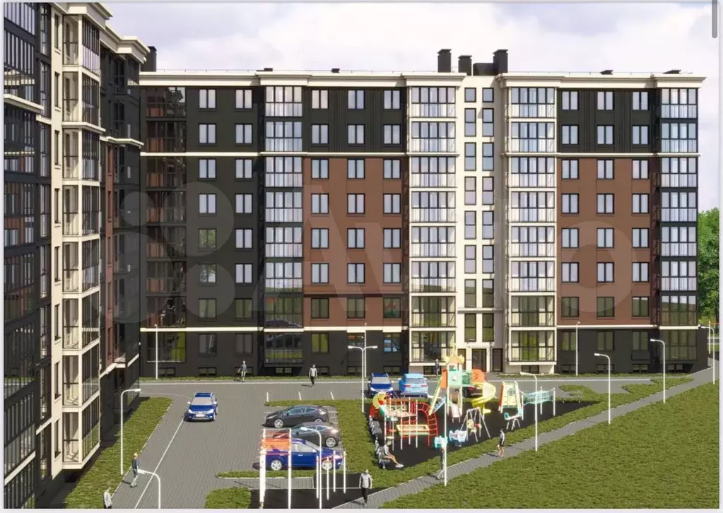 1-к. квартира, 43,5 м, 4/8 эт. - Фото 0