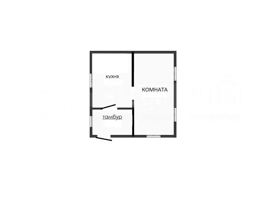 Дом в село Просвет, Заводская улица (18 м) - Фото 1