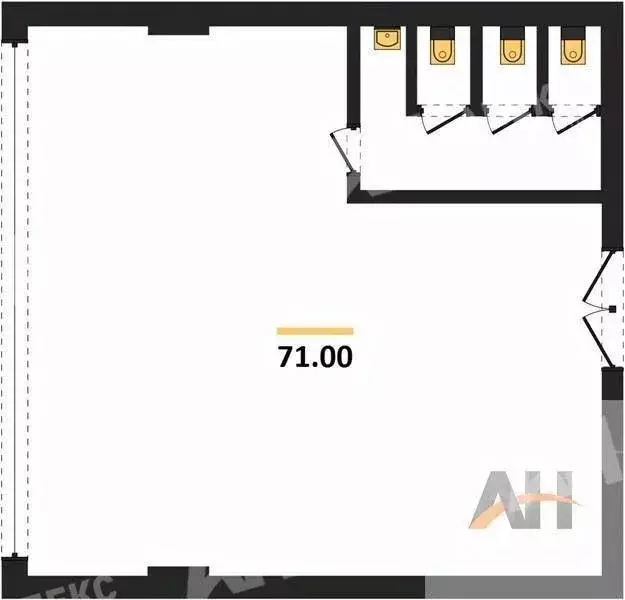 Помещение свободного назначения в Москва ул. Нижние Мневники, 37Ас3 ... - Фото 0