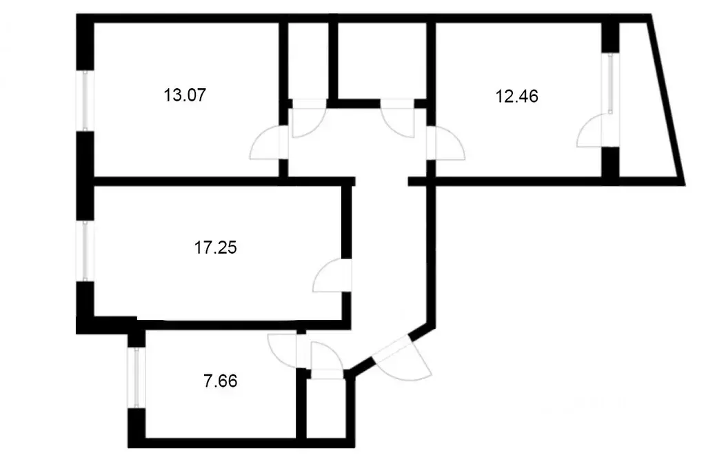 3-к кв. Тюменская область, Тюмень ул. Ветеранов Труда, 1/1 (75.8 м) - Фото 1