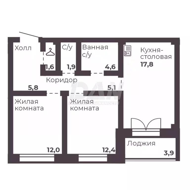2-комнатная квартира: Челябинск, проспект Ленина, 4Б (61.2 м) - Фото 0