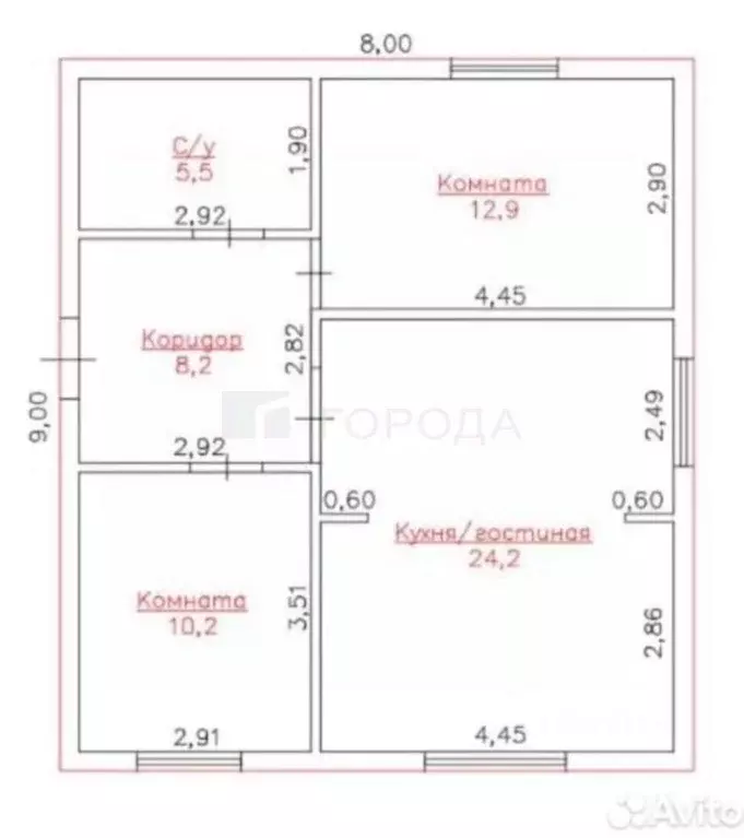 Дом в Алтайский край, Первомайский район, с. Зудилово ул. Песчаная (64 ... - Фото 2