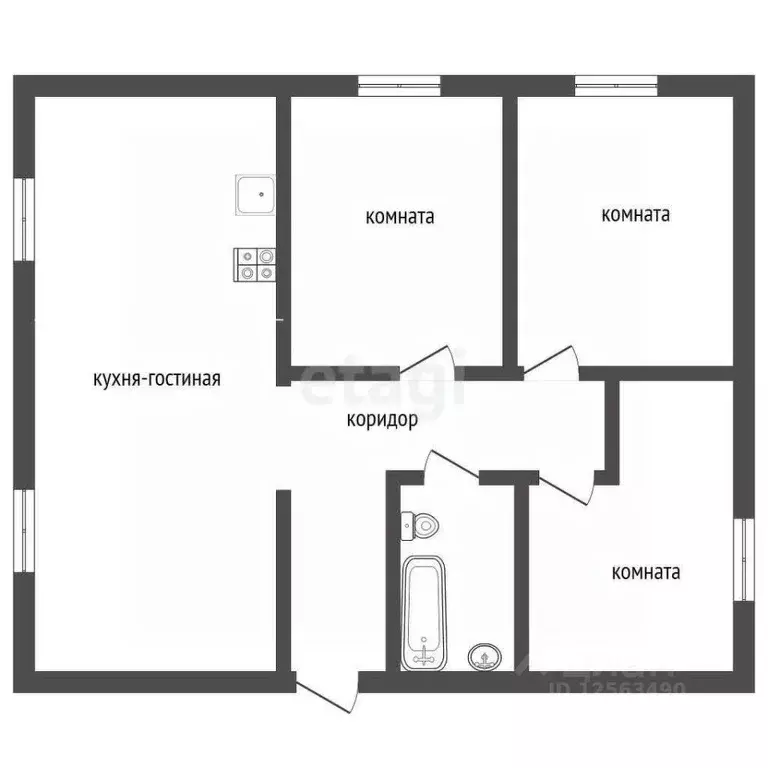 Дом в Воронежская область, Рамонский район, Яменское с/пос, д. ... - Фото 1