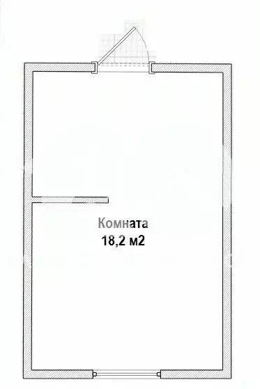Комната Новосибирская область, Новосибирск Вертковская ул., 14 (18.2 ... - Фото 1