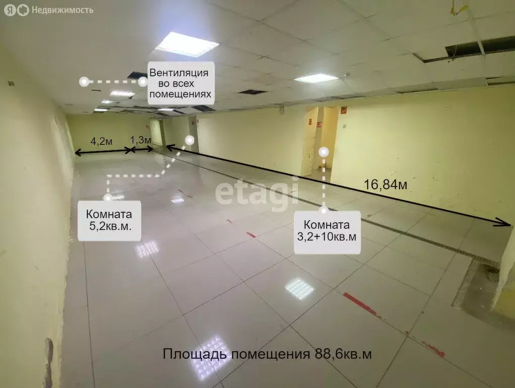 Помещение свободного назначения (441.6 м) - Фото 1