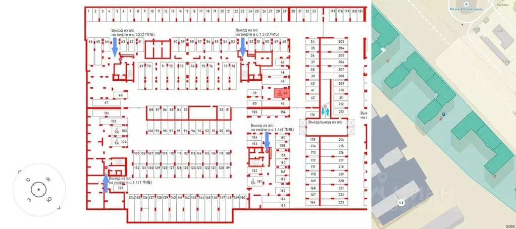 Гараж в Санкт-Петербург 1-й Предпортовый проезд, 1 (22 м) - Фото 1