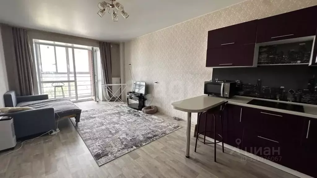 Студия Тюменская область, Тюмень Полевая ул., 109к1 (33.0 м) - Фото 1
