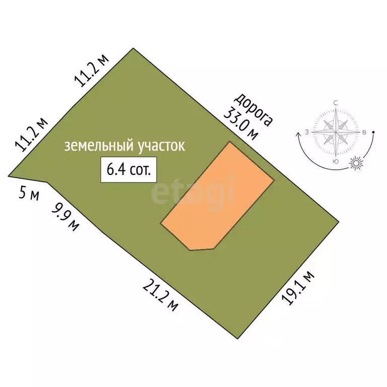 Дом в Омск, территория СОСН Керамик-2 (115.2 м) - Фото 1
