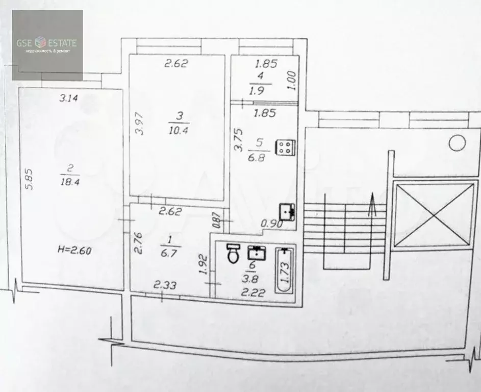 2-к. квартира, 48 м, 7/9 эт. - Фото 0