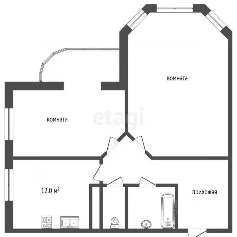 2-к кв. Оренбургская область, Оренбург ул. Автомобилистов, 2/1 (72.0 ... - Фото 1