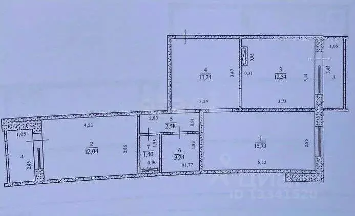 2-к кв. Ульяновская область, Ульяновск ул. Архитектора Шодэ, 6 (58.8 ... - Фото 2