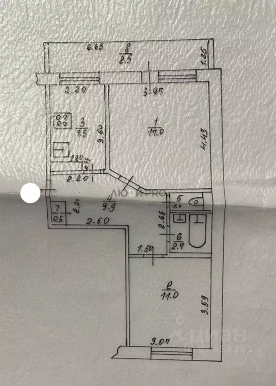 2-к кв. Кировская область, Юрья пгт ул. Большевиков, 85 (52.0 м) - Фото 2