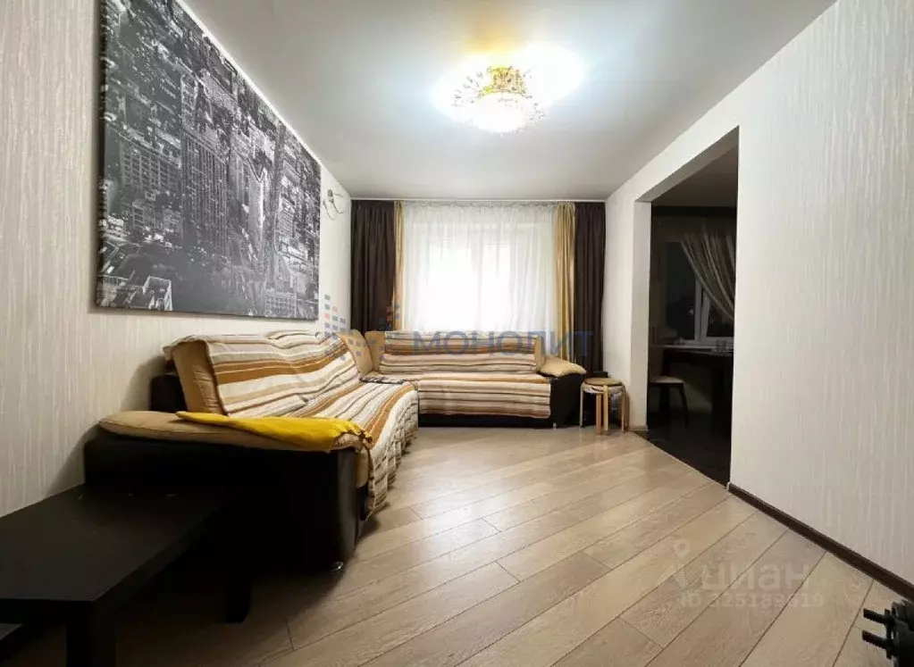 3-к кв. Нижегородская область, Нижний Новгород ул. Адмирала Макарова, ... - Фото 1