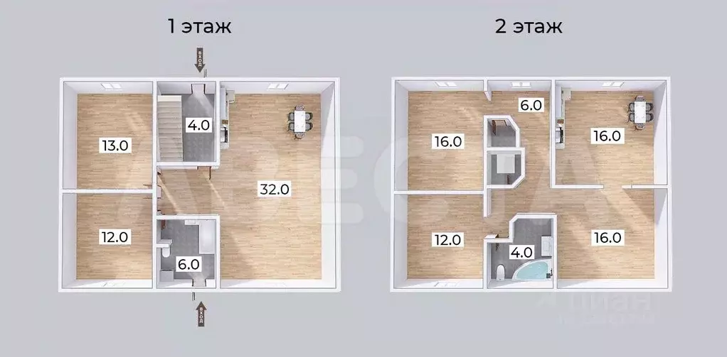 Коттедж в Омская область, Омск Осоавиахимовская ул. (134 м) - Фото 1