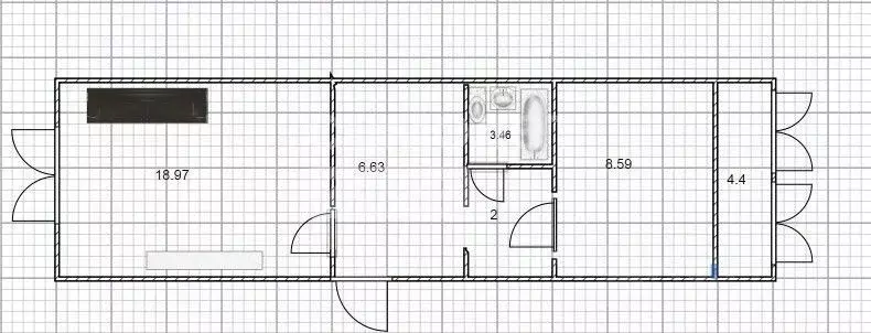 1-к кв. Ульяновская область, Ульяновск просп. Созидателей, 82 (37.6 м) - Фото 2