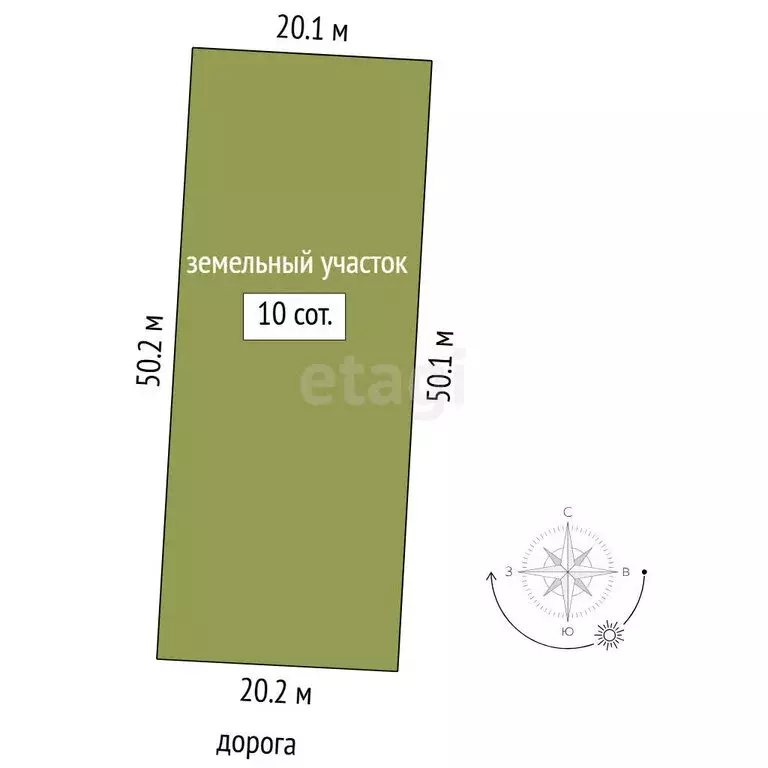 Участок в Тюменская область, Нижнетавдинский муниципальный округ, СНТ ... - Фото 1