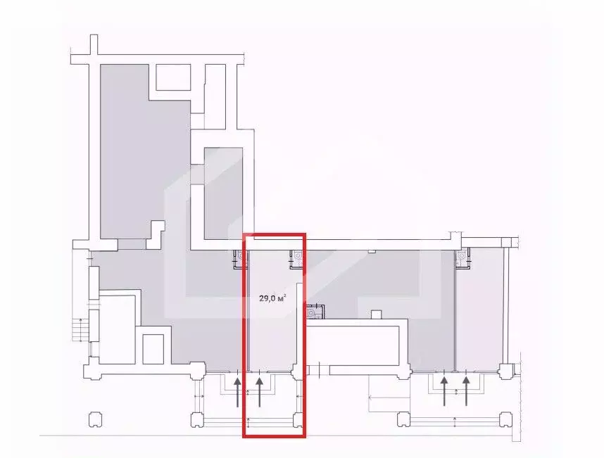 Помещение свободного назначения в Москва Долгоруковская ул., 40 (29 м) - Фото 2