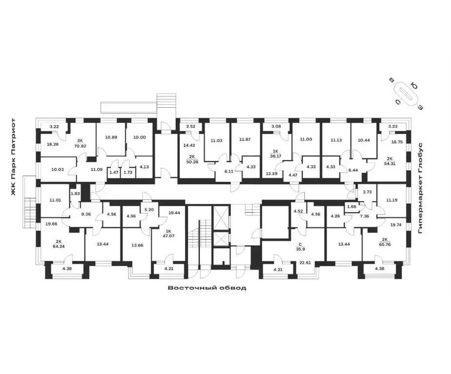 Студия Тульская область, Тула городской округ, с. Осиновая Гора ул. ... - Фото 1