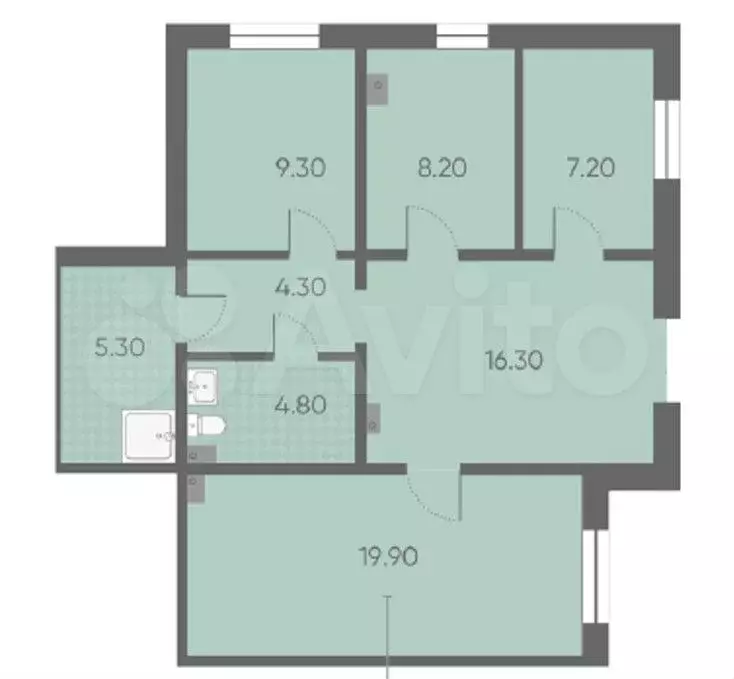 Продажа помещения свободного назначения 76 м2 - Фото 0