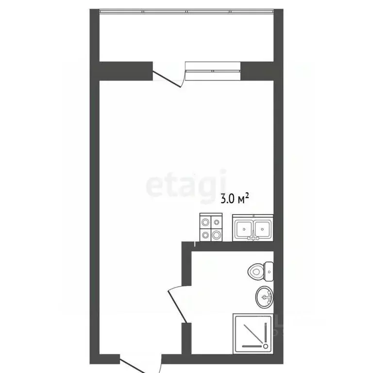 Студия Татарстан, Набережные Челны 64-й комплекс, 10 (17.4 м) - Фото 0