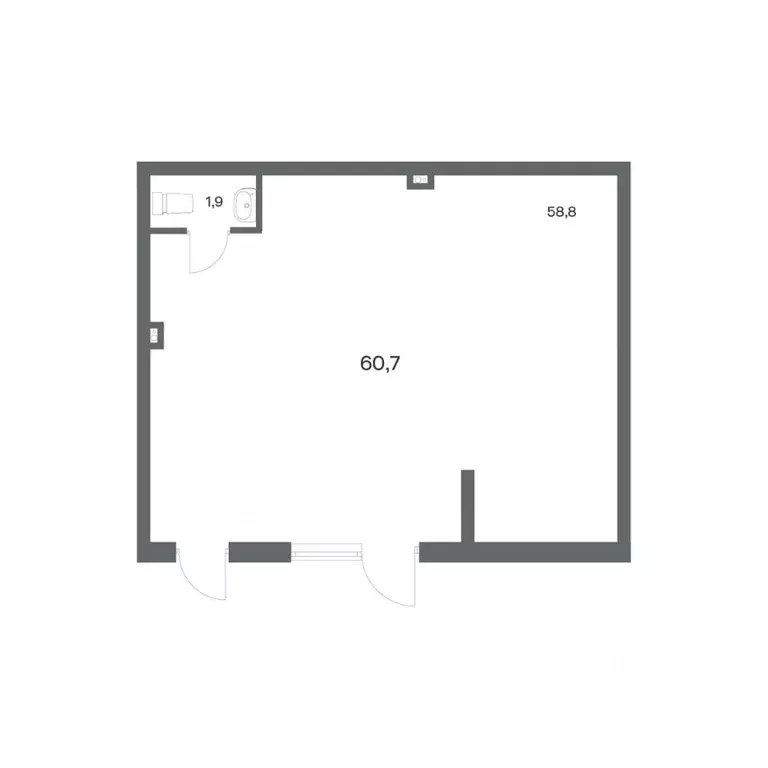 Помещение свободного назначения в Калининградская область, Калининград ... - Фото 2