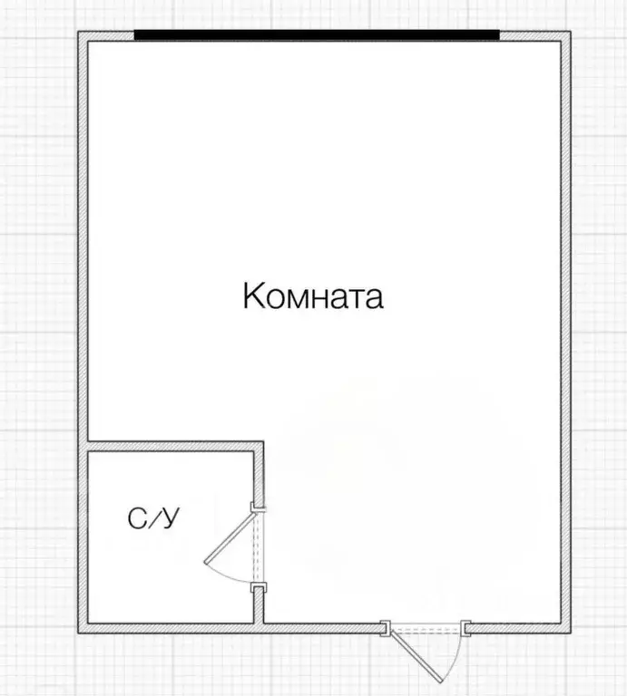 Студия Приморский край, Владивосток Брянская ул., 18 (30.4 м) - Фото 1
