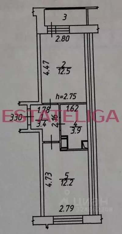 1-к кв. Московская область, Люберцы Зенино ЖК Самолет мкр, ул. ... - Фото 2