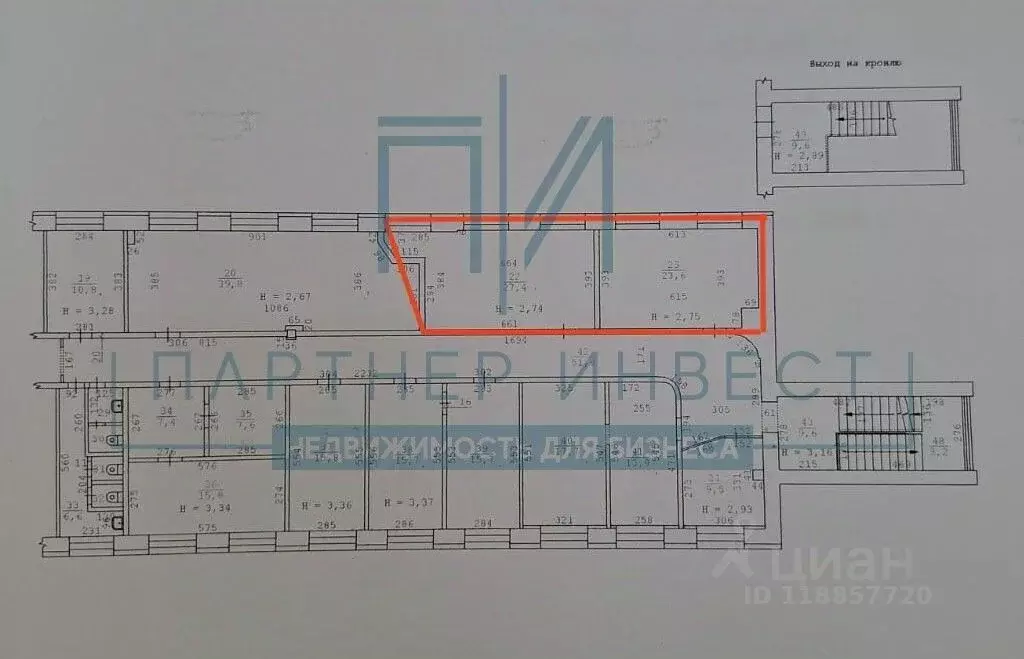 Офис в Свердловская область, Екатеринбург ул. Фронтовых Бригад, 27 (51 ... - Фото 2