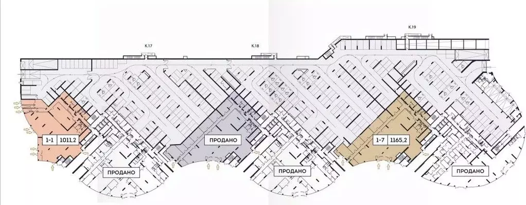 Помещение свободного назначения в Москва Фестивальная ул., 29 (1011 м) - Фото 1