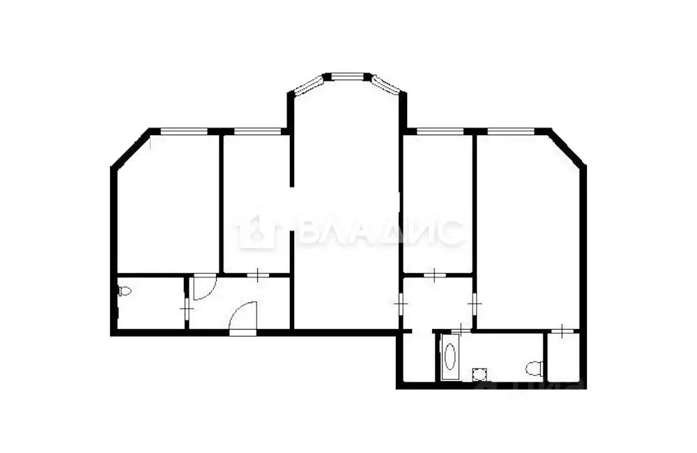 4-к кв. Москва Долгоруковская ул., 6 (147.7 м) - Фото 1