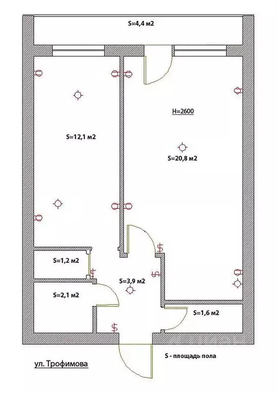 1-к кв. Москва ул. Трофимова, 6Б (44.0 м) - Фото 1