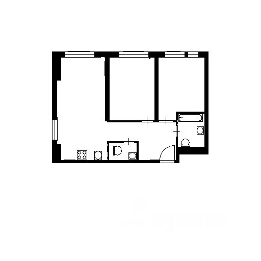 2-к кв. Москва ул. Поляны, 5Ак5 (60.0 м) - Фото 2