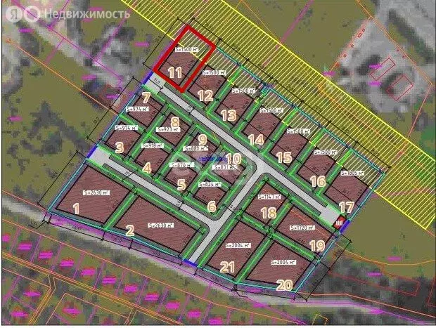 Участок в городской округ Нижний Новгород, деревня Крутая (15 м) - Фото 1