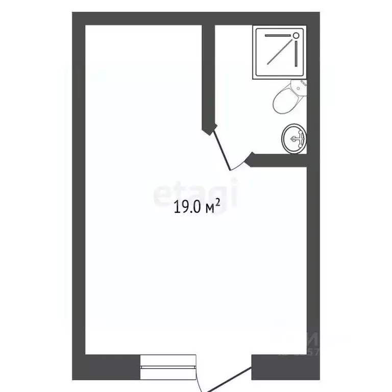 Студия Краснодарский край, Анапа Пионерский просп., 70Г (19.0 м) - Фото 2