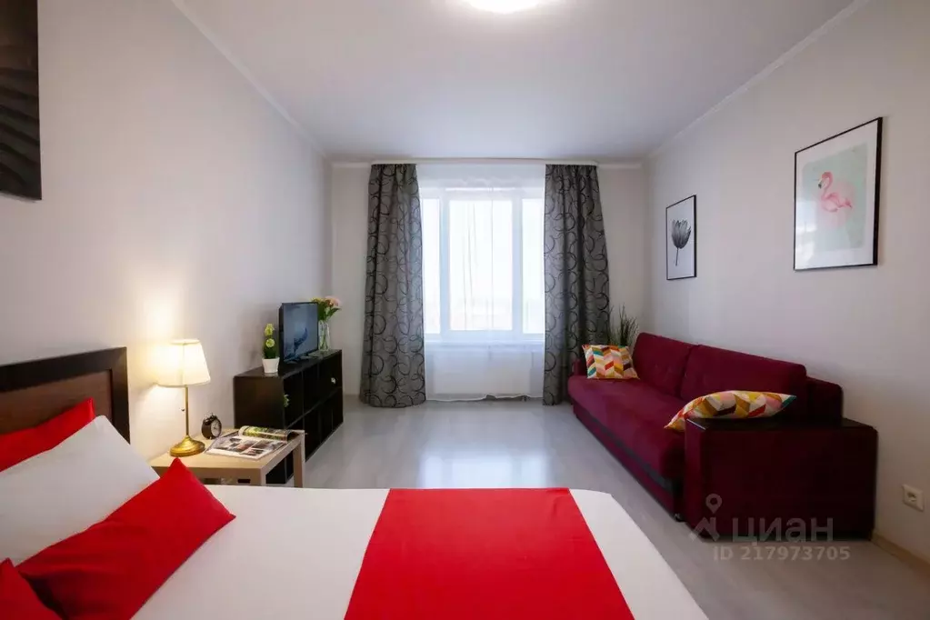 1-к кв. Башкортостан, Уфа ул. Энтузиастов, 16 (45.0 м) - Фото 1