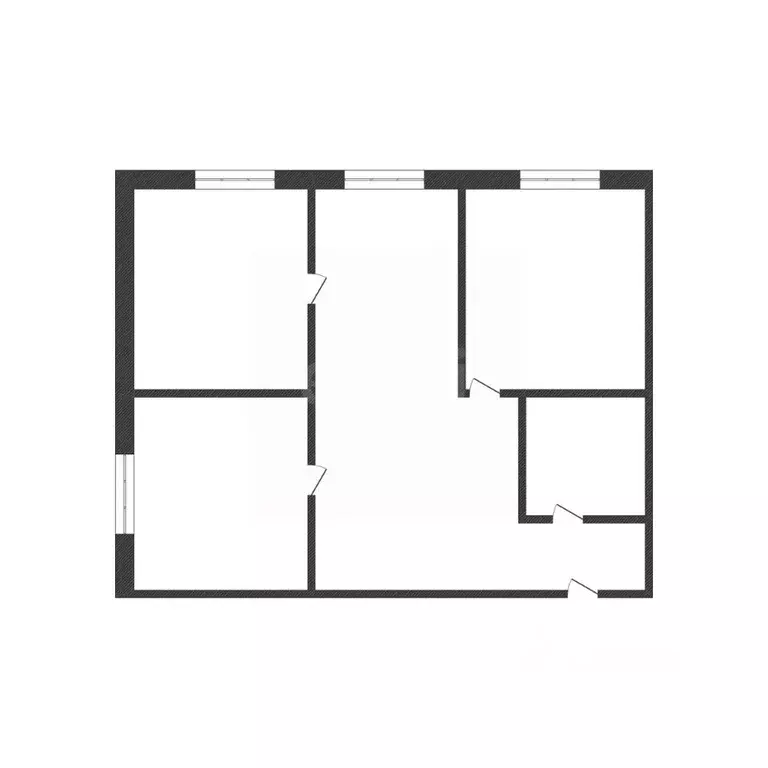 3-к кв. Курганская область, Курган Станционная ул., 76 (40.7 м) - Фото 2