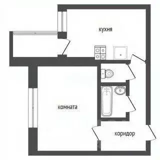 1-к кв. Ленинградская область, Волхов ул. Федюнинского, 6 (43.1 м) - Фото 1