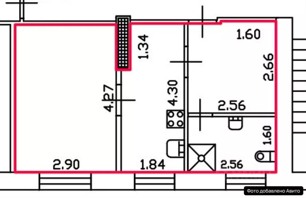 1-к кв. Ленинградская область, Тосно г. Тосненский район, Тосненское ... - Фото 2