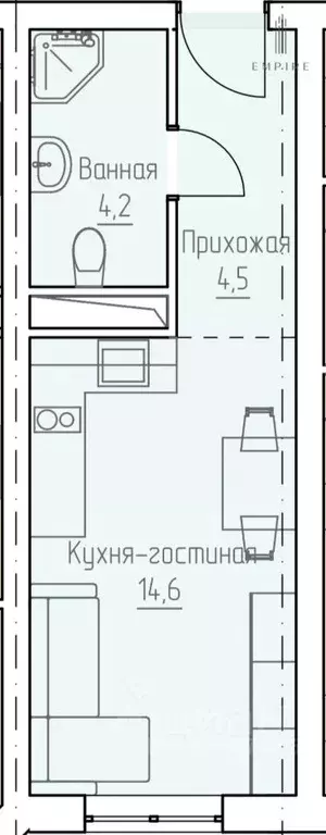 Студия Чеченская республика, Грозный ул. Нурсултана Абишевича ... - Фото 1