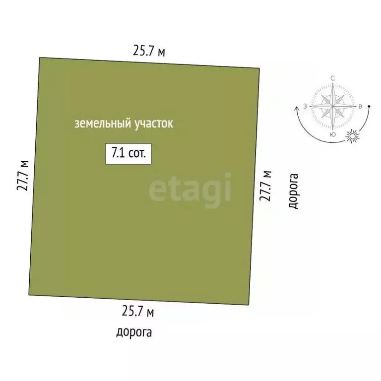 Участок в Тюменская область, Тюмень  (7.12 сот.) - Фото 2