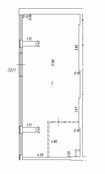 Помещение свободного назначения в Москва ул. Нижние Мневники, 7 (56 м) - Фото 2