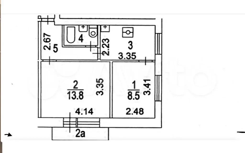 2-к. квартира, 38 м, 8/9 эт. - Фото 0