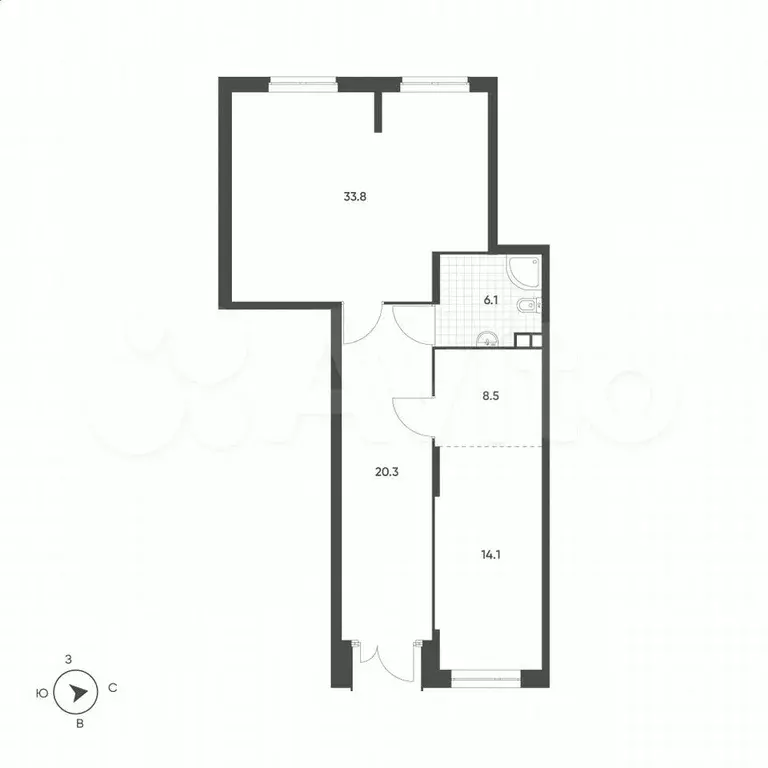 Продам помещение свободного назначения, 82.8 м - Фото 1