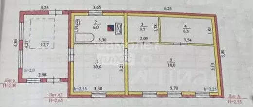 Дом в Липецкая область, Усманский район, с. Пластинки ул. Набережная, ... - Фото 2