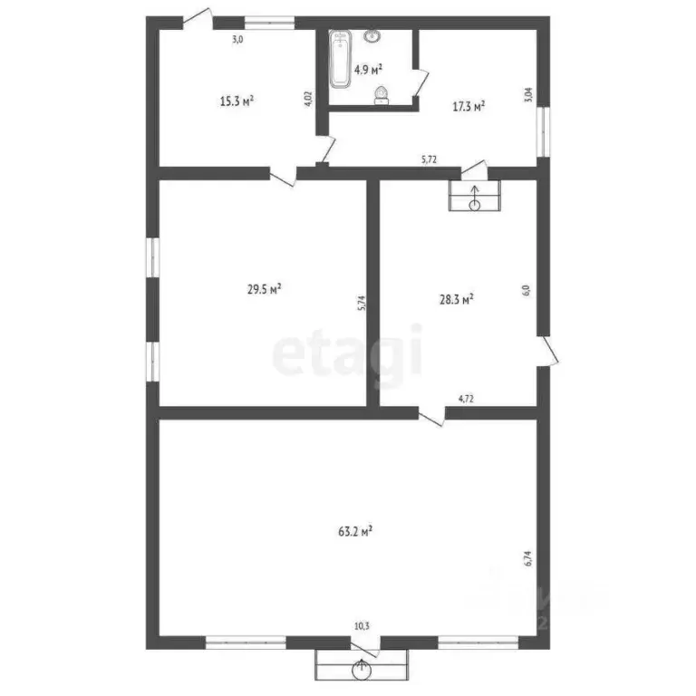 Торговая площадь в Калужская область, Калуга Ждамировская ул., 9 (159 ... - Фото 2