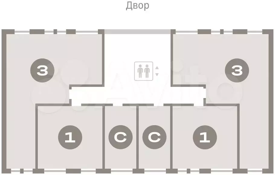 3-к. квартира, 84 м, 8/17 эт. - Фото 1