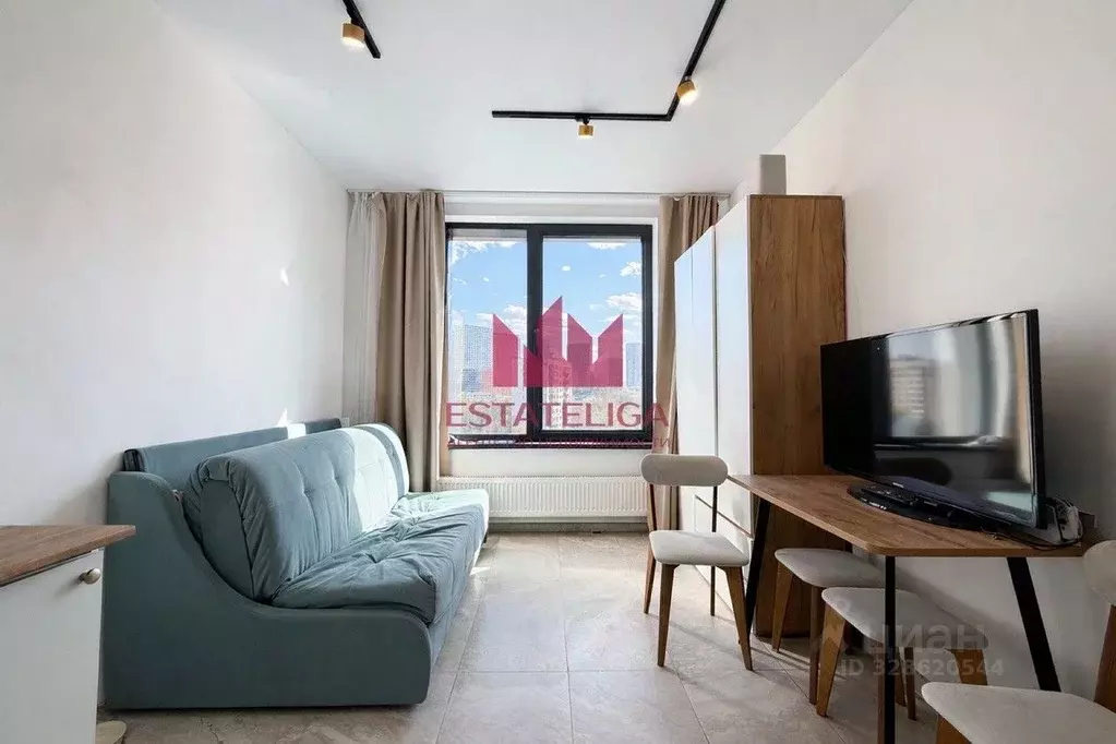 Студия Москва Нагатинская наб., 10А (22.0 м) - Фото 1