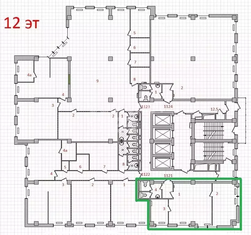 Офис в Новосибирская область, Новосибирск Депутатская ул., 46 (76 м) - Фото 1